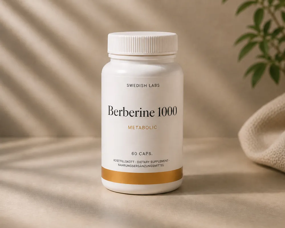Berberine 1000 bottle — metabolic support formula